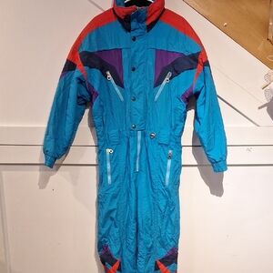 Tyrolia Skiwear By Head - Colorful Retro Ski Suit